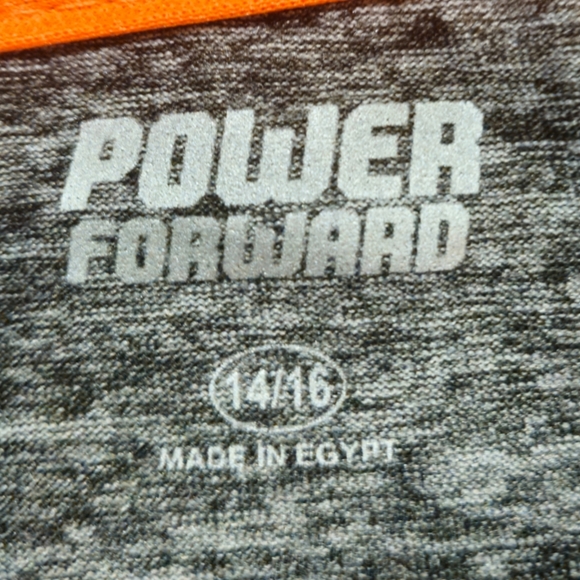 New Power Forward Basketball Graphic T-shirt Athletic Active Sport Set Boy 14-16 - Picture 8 of 9